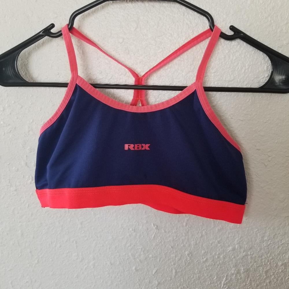 RBX sports bra racerback swim top activewear